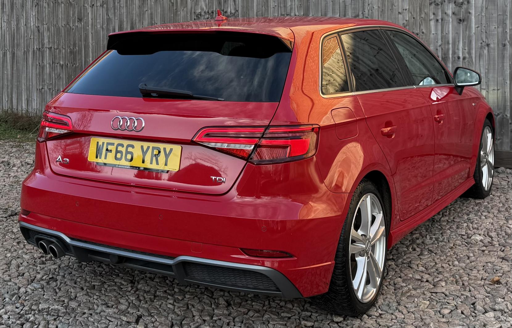 Audi A3 2.0 TDI S line Sportback 5dr Diesel Manual Euro 6 (s/s) (150 ps)